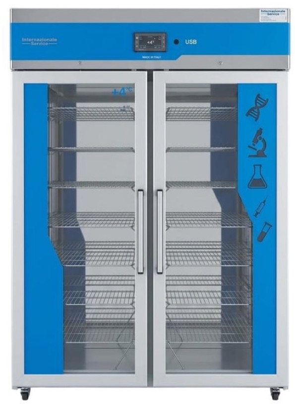 Frigorifero Biologico 1200 Doppia porta a vetro - modello MT10-20PV